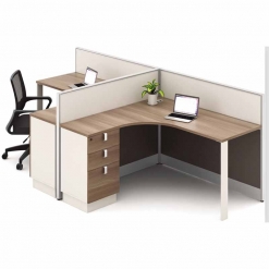 1.4米单人位屏风办公桌办公家具职员办公桌椅组合工位财务办公桌员工桌子