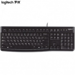 罗技（Logitech）K120有线键盘办公键盘