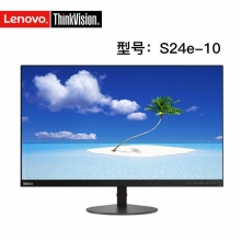 联想ThinkVision S24e-20 23.8英寸 窄边框低蓝光 办公电脑显示器