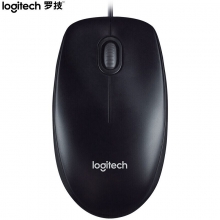 罗技LogitechM170黑色无线鼠标USB通用办公笔记本台式机家用吃鸡游戏人体工学
