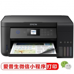 爱普生（EPSON）L4168墨仓式品质款 彩色无线多功能一体机（打印 复印 扫描 wifi 自动双