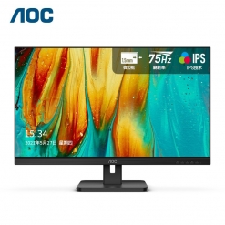 AOC电脑显示器 21.5英寸全高清 低蓝光不闪办公显示屏22E2H