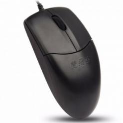 双飞燕 鼠标 有线鼠标 USB鼠标 黑色