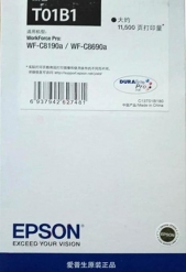 爱普生（EPSON） T01B1 黑色墨盒 (适用WF-C8690a/WF-C8190a机型)约11