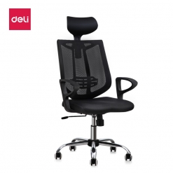 得力（deli） 4905 电脑椅 家用办公椅 转椅人体工学网布椅子 时尚升降座椅