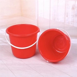 红色 手提 水桶 圆桶（小）口径20 高18