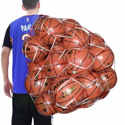 奥匹篮球网兜大容量球包篮球收纳袋加粗幼儿园足球网兜排球大网袋球袋 加大 特粗绳(可装7号18个)