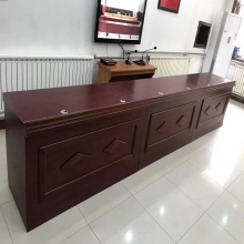 1.4米×0.6木皮红胡桃主席台 办公桌
