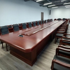 实木木皮会议桌8米会议桌